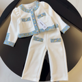 TCHC13 New Spring and Autumn Fashion Set for Girls, Top+Pants Clothing