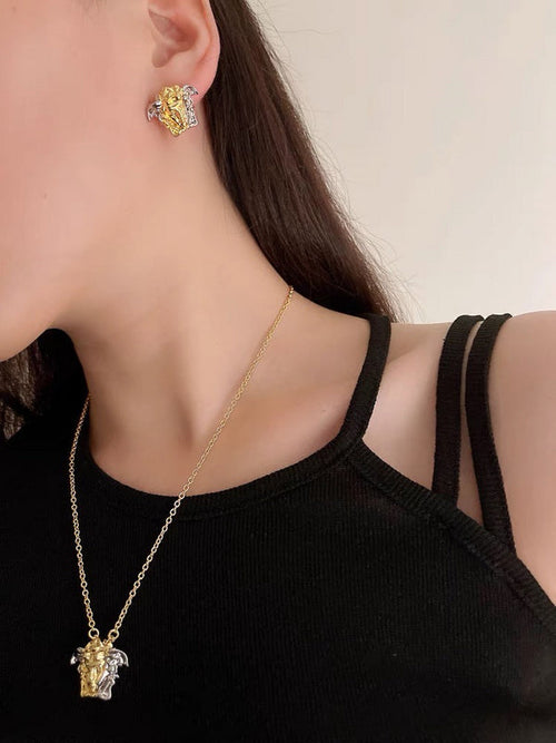 A827 Women's head earrings jewelry