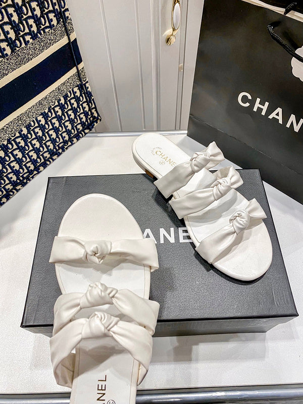 MBCS1 Leather Slippers Size 35-41 Shoes with Box