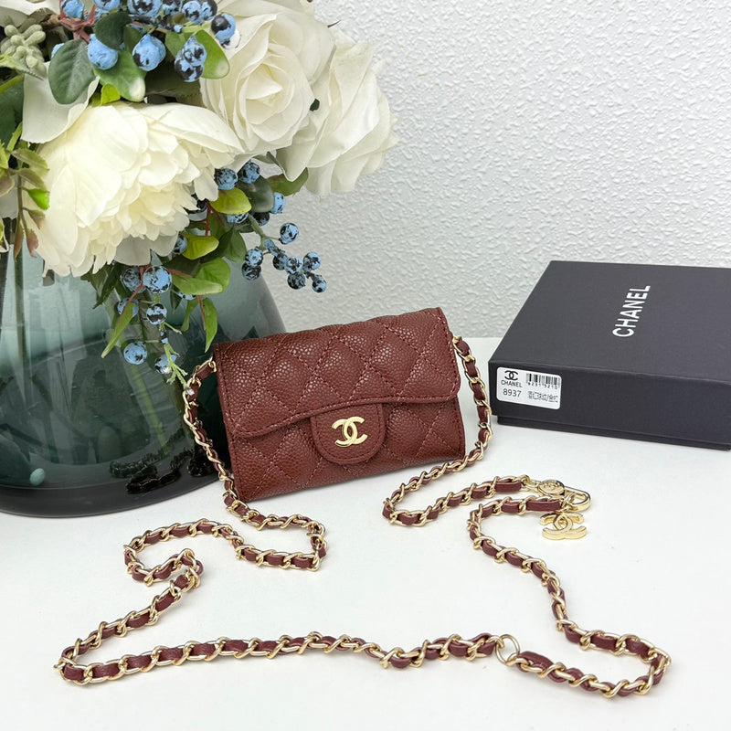 LCP04 Wallet Bag 13.1-7.5-2.1CM Leather bags with box